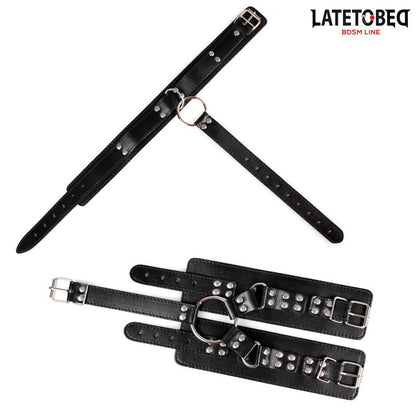 LATETOBED BDSM LINE - RESTRICCIONES DE COLLAR CON ESPOSAS
