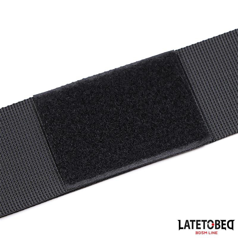 LATETOBED BDSM LINE - RESTRICCIONES DE MANOS Y MUSLOS NYLON