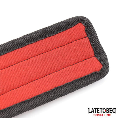 LATETOBED BDSM LINE - RESTRICCIONES PARA LA CAMA CON ANTIFAZ ESPOSAS AJUSTABLES Y DESMONTABLES