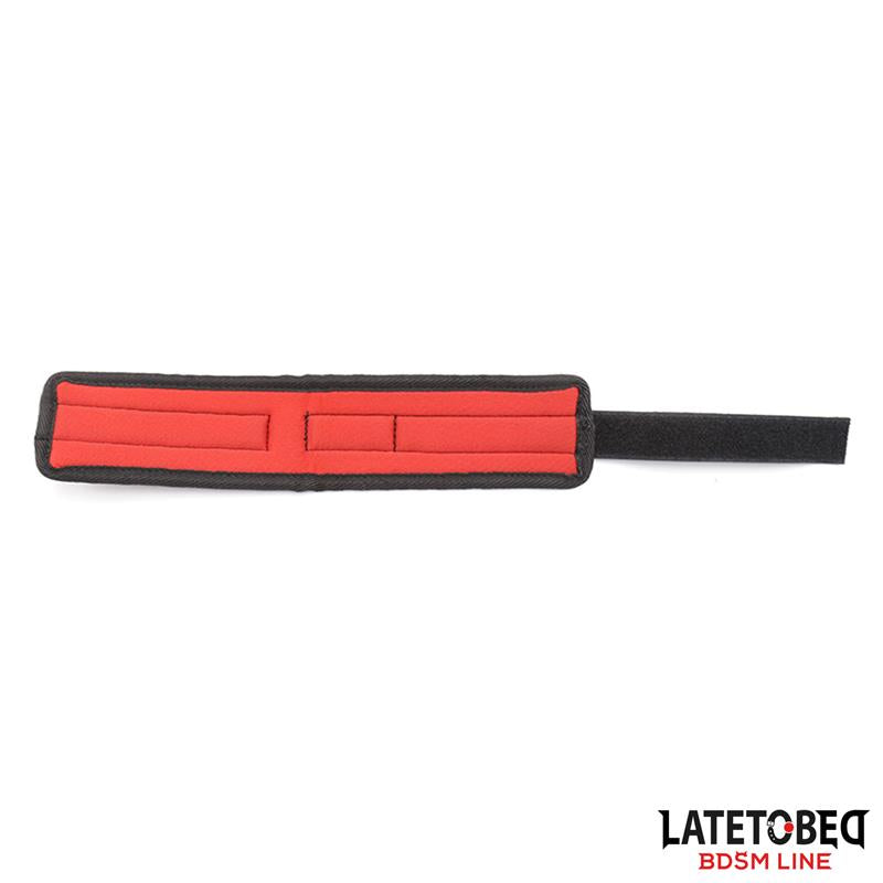 LATETOBED BDSM LINE - RESTRICCIONES PARA LA CAMA CON ANTIFAZ ESPOSAS AJUSTABLES Y DESMONTABLES
