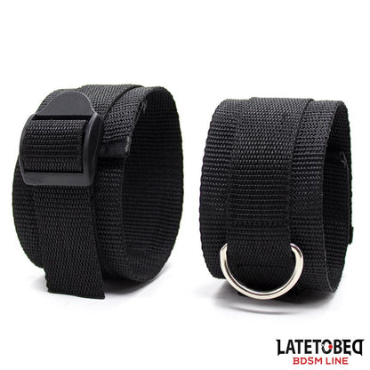 LATETOBED BDSM LINE - RESTRICCIONES PARA LA CAMA CON ESPOSAS AJUSTABLES