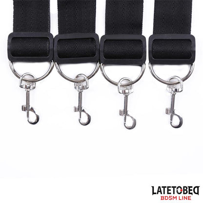 LATETOBED BDSM LINE - RESTRICCIONES PARA LA CAMA ESPOSAS AJUSTABLES Y DESMONTABLES