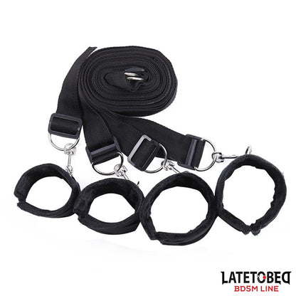 LATETOBED BDSM LINE - RESTRICCIONES PARA LA CAMA ESPOSAS AJUSTABLES Y DESMONTABLES