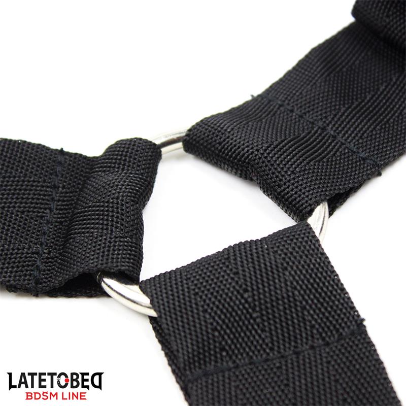 LATETOBED BDSM LINE - RESTRICCIONES PARA LA CAMA ESPOSAS AJUSTABLES Y DESMONTABLES