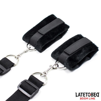 LATETOBED BDSM LINE - RESTRICCIONES PARA LA CAMA ESPOSAS AJUSTABLES Y DESMONTABLES