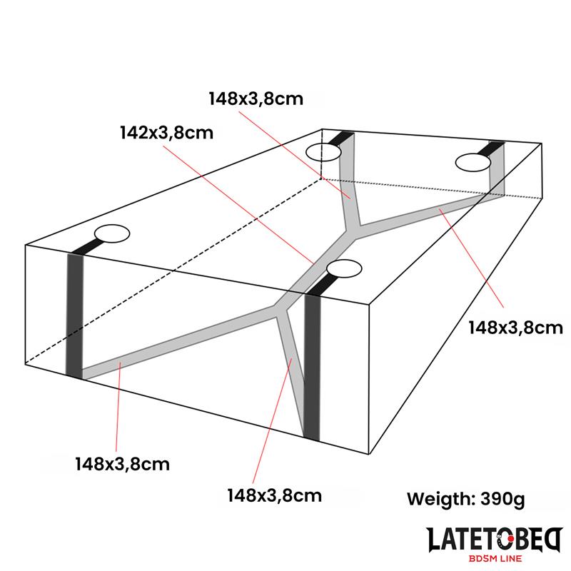 LATETOBED BDSM LINE - RESTRICCIONES PARA LA CAMA