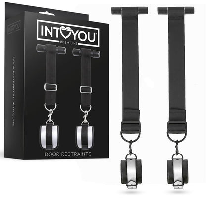 INTOYOU BDSM LINE - RESTRICCIONES PARA LA PUERTA CON ESPOSAS DESMONTABLES Y AJUSTABLES
