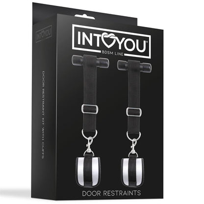 INTOYOU BDSM LINE - RESTRICCIONES PARA LA PUERTA CON ESPOSAS DESMONTABLES Y AJUSTABLES