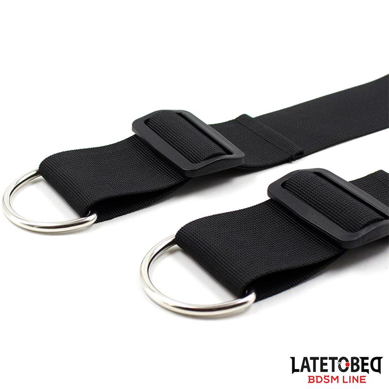 LATETOBED BDSM LINE - RESTRICCIONES PARA PUERTA CON ESPOSAS ADJUSTABLES Y DESMONTABLES