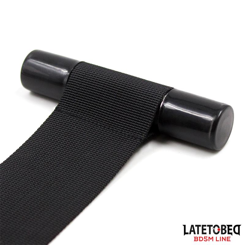 LATETOBED BDSM LINE - RESTRICCIONES PARA PUERTA CON ESPOSAS ADJUSTABLES Y DESMONTABLES