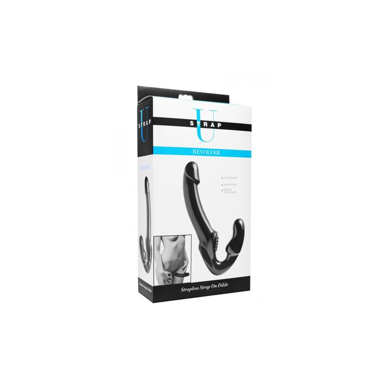 STRAP U - REVOLVER DILDO DOBLE PUNTO G NEGRO