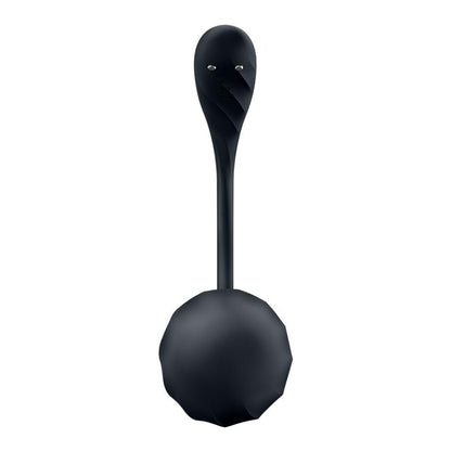 SATISFYER - RIBBED PETAL VIBRADOR DE BRAGUITA APP NEGRO