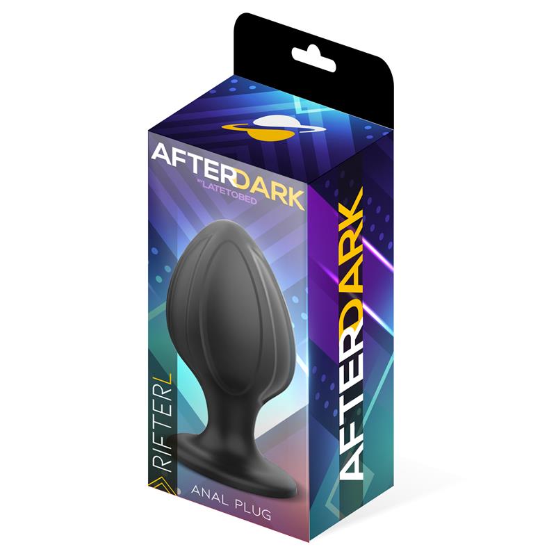 AFTERDARK - RIFTER PLUG ANAL SILICONA TALLA L 9 CM X 4.5 CM