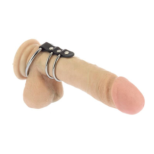 BONDAGE PLAY - ANILLOS PARA EL PENE AJUSTABLE