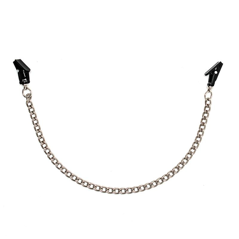 BONDAGE PLAY - PINZAS PARA PEZONES CON CADENA