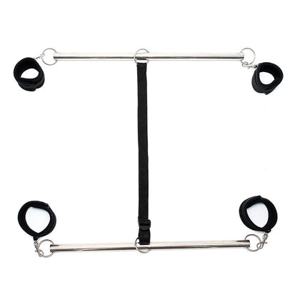 BONDAGE PLAY - BARRAS AJUSTABLES PARA BRAZOS Y PIERNAS COLOR NEGRO