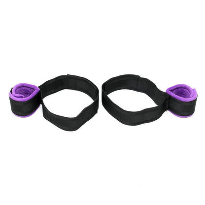 BONDAGE PLAY - ESPOSAS PARA MUSLOS Y MANOS AJUSTABLE  PÚRPURA