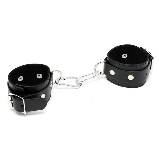 BONDAGE PLAY - ESPOSAS AJUSTABLES CUERO