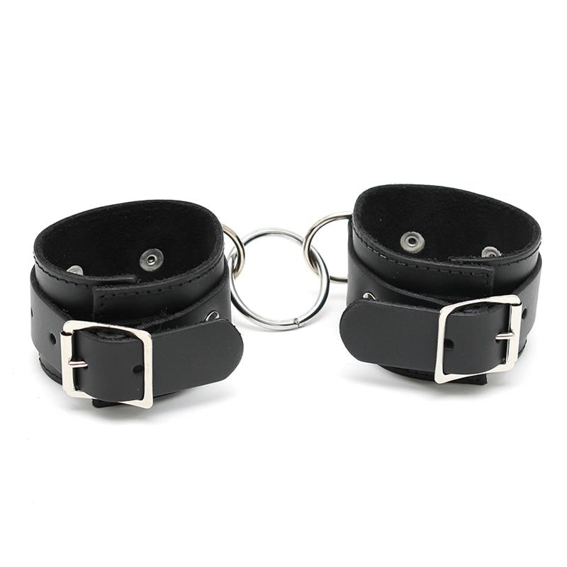 BONDAGE PLAY - ESPOSAS AJUSTABLES DE CUERO