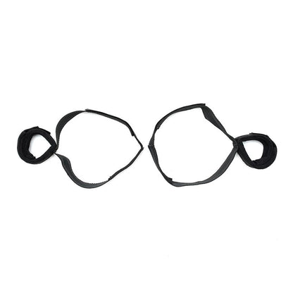 BONDAGE PLAY - ESPOSAS DE MUSLOS Y MANOS AJUSTABLES NEGRO