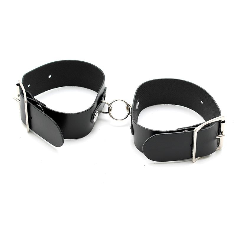BONDAGE PLAY - ESPOSAS DE CUERO AJUSTABLES