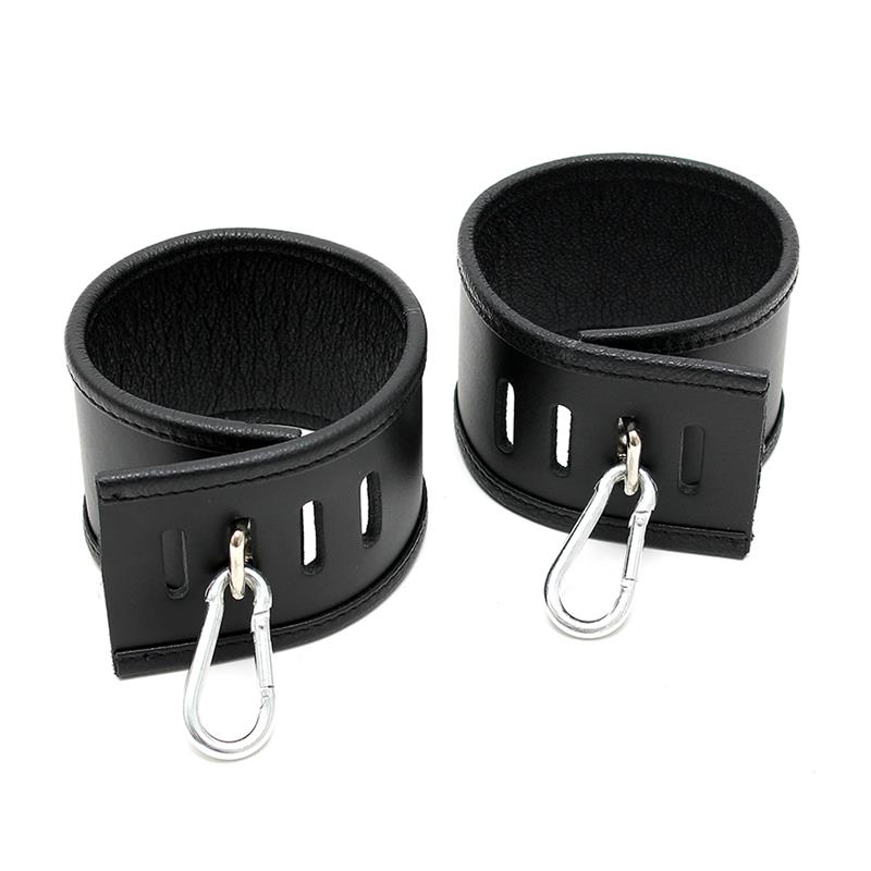 BONDAGE PLAY - ESPOSAS DE CUERO AJUSTABLES