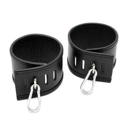 BONDAGE PLAY - ESPOSAS DE CUERO AJUSTABLES