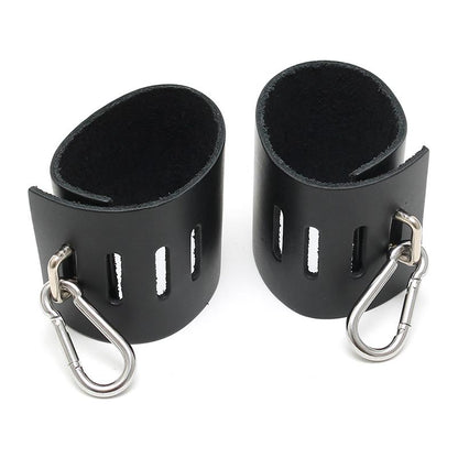 BONDAGE PLAY - ESPOSAS DE CUERO AJUSTABLES