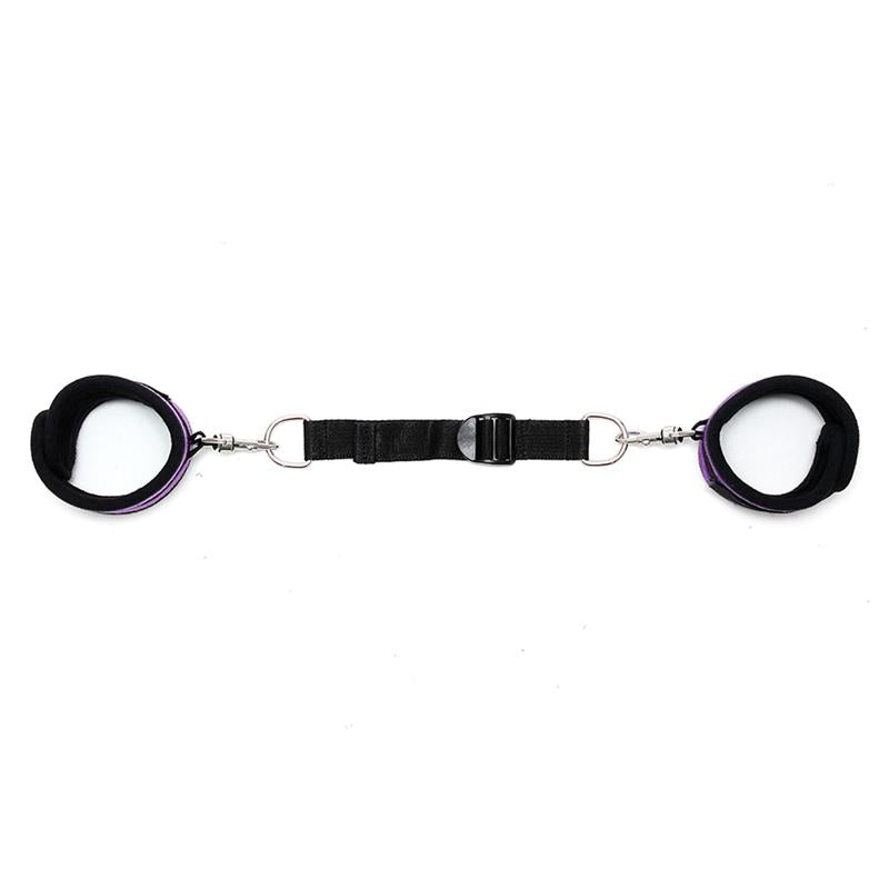 BONDAGE PLAY - ESPOSAS PARA PIES CORREA ELÁSTICA PÚRPURA
