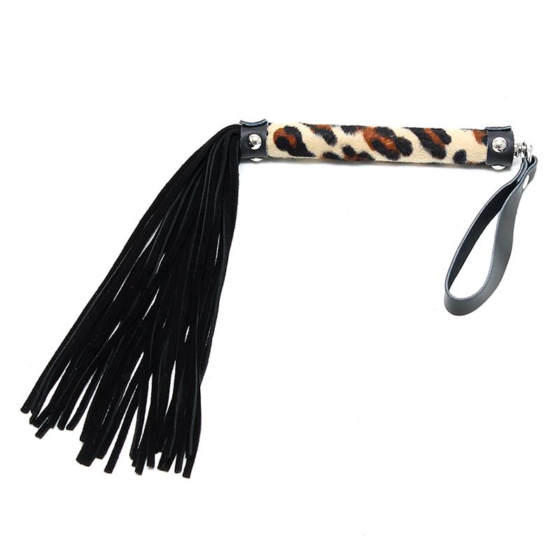 BONDAGE PLAY - FLOGGER LEOPARDO 35 CM