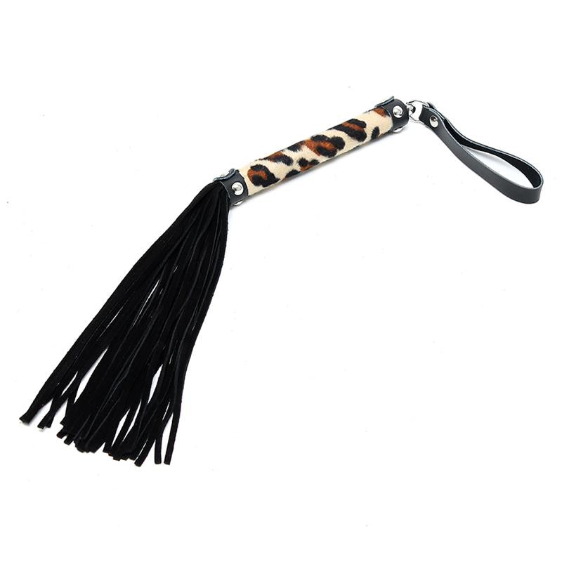 BONDAGE PLAY - FLOGGER LEOPARDO 35 CM