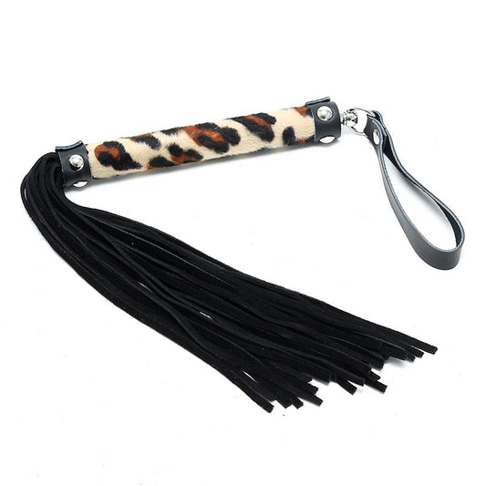 BONDAGE PLAY - FLOGGER LEOPARDO 35 CM