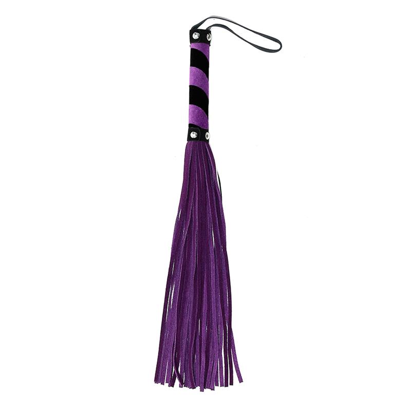 BONDAGE PLAY - FLOGGER MORADO 44 CM