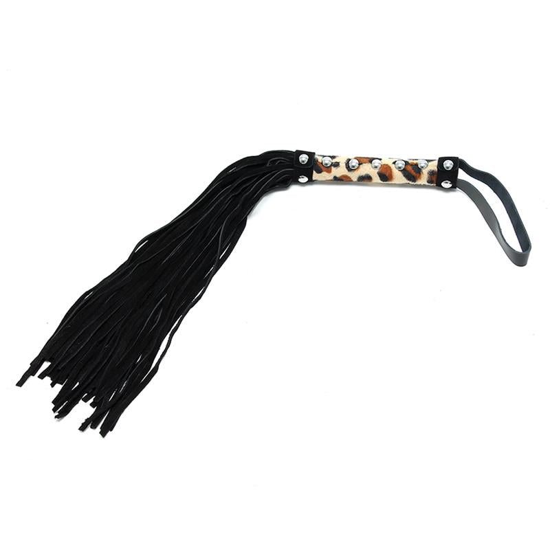 BONDAGE PLAY - FLOGGER LEOPARDO 44 CM