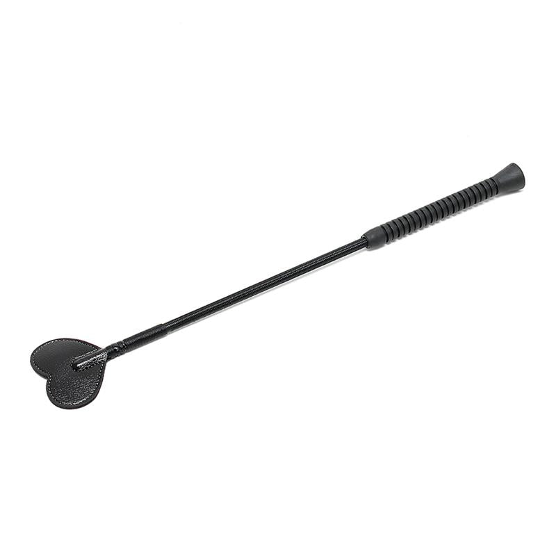 BONDAGE PLAY - FUSTA CUERO NEGRO 50 CM