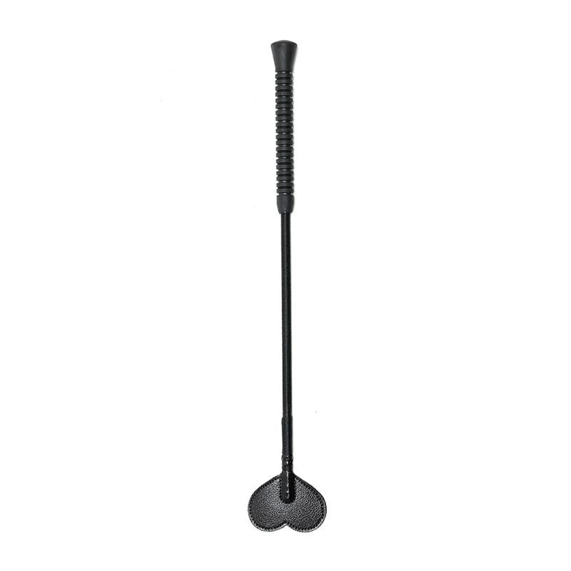 BONDAGE PLAY - FUSTA CUERO NEGRO 50 CM