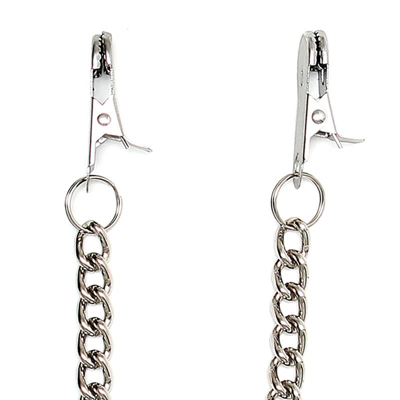 BONDAGE PLAY - PINZAS PARA PEZONES CADENA