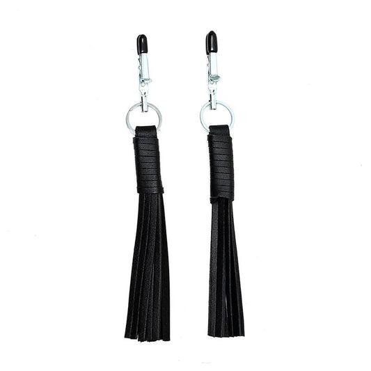 BONDAGE PLAY - PINZAS PARA PEZONES DE CUERO