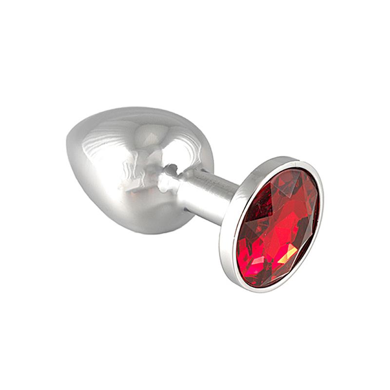 BONDAGE PLAY - PLUG CON CRISTAL 5,7 CM