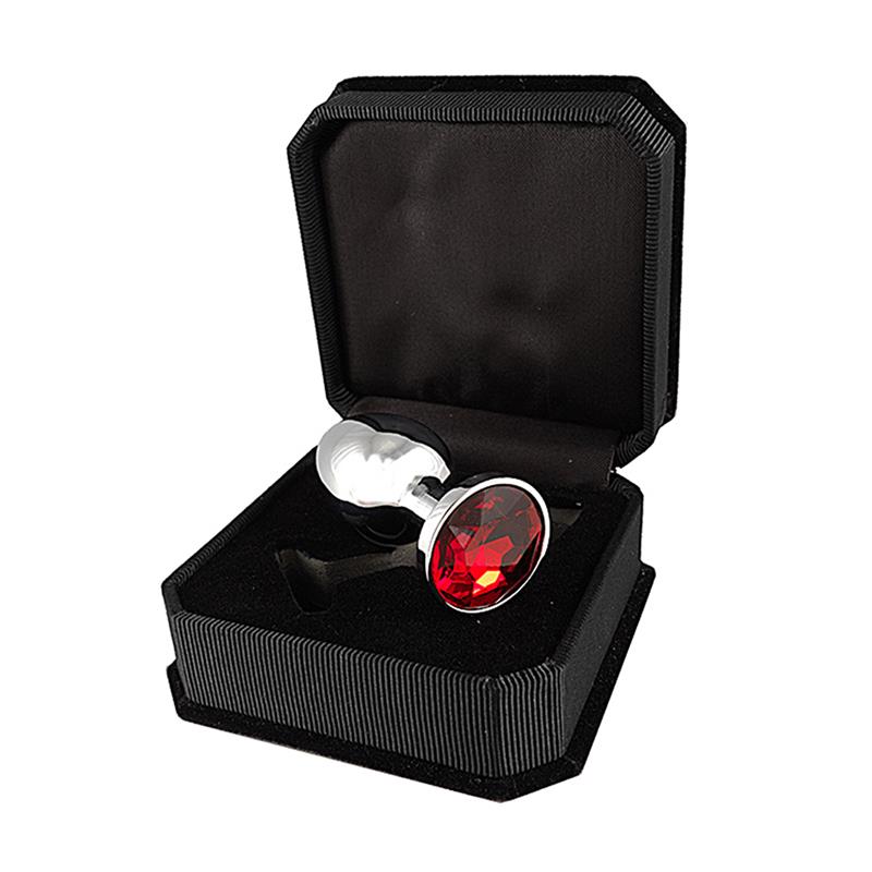 BONDAGE PLAY - PLUG CON CRISTAL 5,7 CM