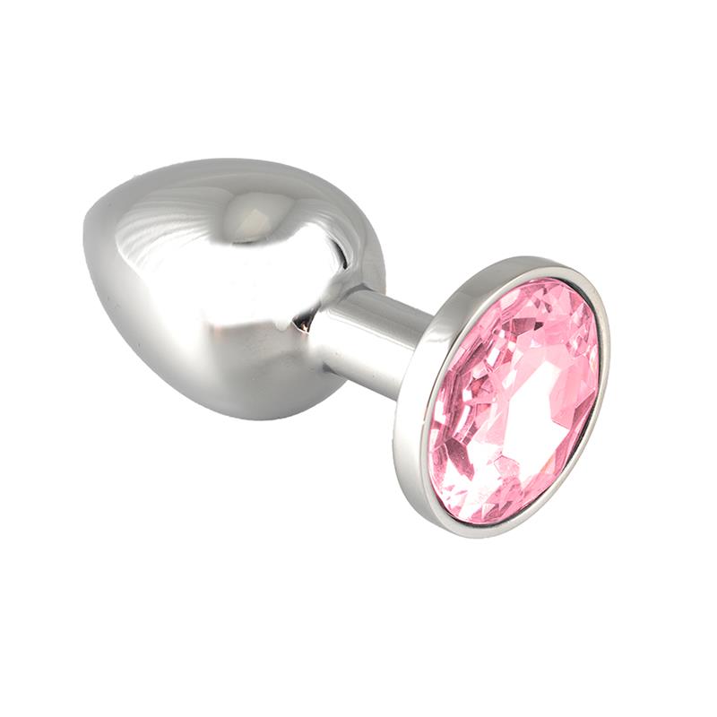 BONDAGE PLAY - PLUG METAL ROSA 7,3 CM