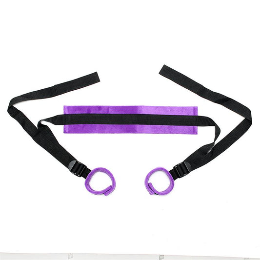BONDAGE PLAY - SET DE ATADURAS AJUSTABLES PÚRPURA