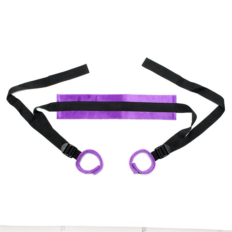 BONDAGE PLAY - SET DE ATADURAS AJUSTABLES PÚRPURA