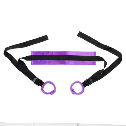 BONDAGE PLAY - SET DE ATADURAS AJUSTABLES PÚRPURA