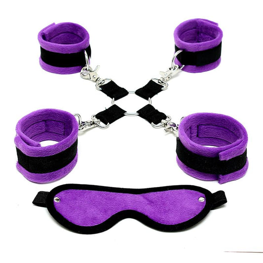 BONDAGE PLAY - SET DE BONDAGE PÚRPURA