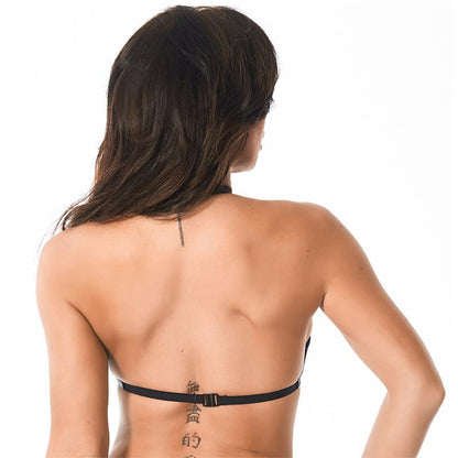 BONDAGE PLAY - SUJETADOR CUERO TALLA ÚNICA