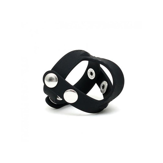 LATEX PLAY - ANILLO PARA EL PENE Y LOS TESTÍCULOS AJUSTABLE