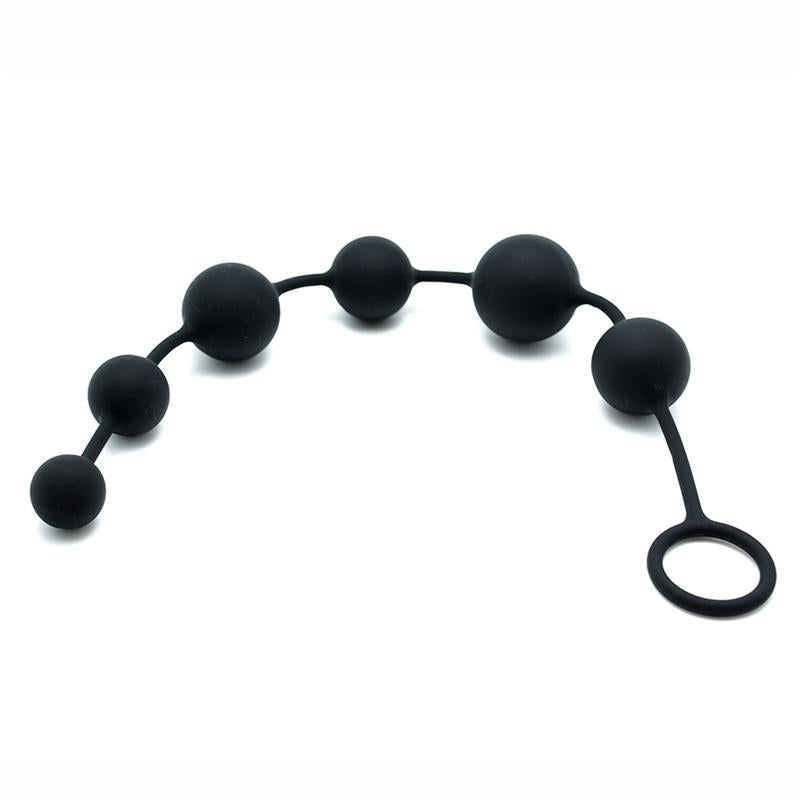 LATEX PLAY - BOLAS ANALES SILICONA 40 CM