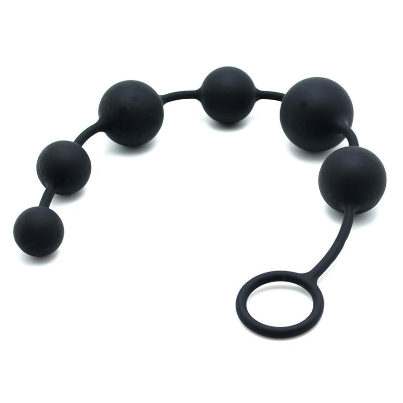 LATEX PLAY - BOLAS ANALES SILICONA 40 CM