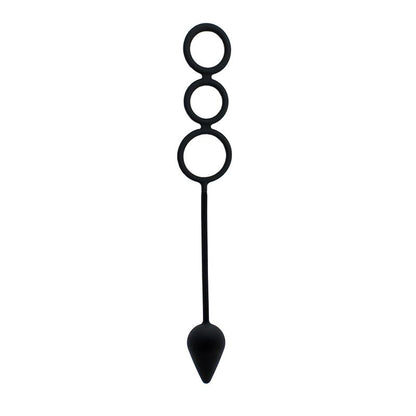 LATEX PLAY - PLUG CON ANILLOS PENE SILICONA